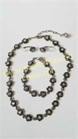 Premier Design Rosette Jewelry Set - Necklace,