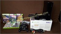 XBox 360 Kinect Game System and Games