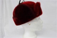Dyed Seal Red  hat size 24" Retail $250.00