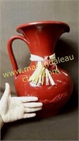 XL Red Pottery Vase - Portugal