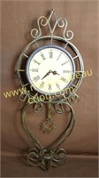 Metal Art Pendulum Wall Clock