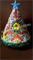 Talavera Ceramic Multicolored Christmas Tree
