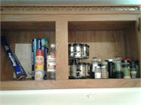 Spices and spice rack