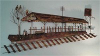Copper art Train Depot