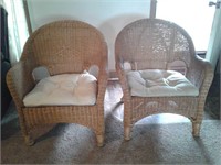 Wicker chairs