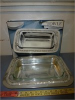 Towle Silversmiths Mother of Pearl 2qt Baker - NIB
