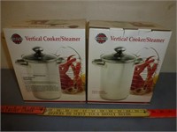 2pc NorPro Vertical Cooker / Steamer - NIB