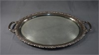 Alpacca Silver 27" Butlers Serving Tray