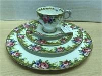 Paragon “tapestry Rose” 5 Pc Place Setting