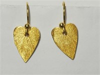 Gold Plated Sterling Silver Earrings