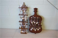 2 Spoon Racks with Spoons