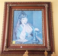 ANTIQUE ORNATE FRAME PICTURE