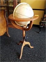 LIGHTED GLOBE ON STAND