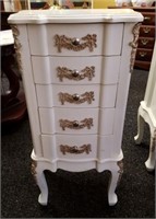 FRENCH PROVINCIAL JEWELRY CABINET