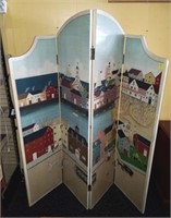 4 PC ROOM DIVIDER - COLONIAL THEME