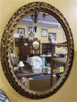 OVAL GOLD GUILD MIRROR