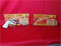 Pair Of Cowboy King Toy Pistols 
Original Boxes,