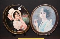 Group Lot of Two 1973 Coca-Cola Trays