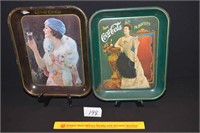 Group Lot of Coca-Cola Trays 75th Anniversary -