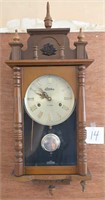 Linden 31 Day Wall Clock Made in Japan, missing a