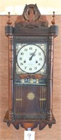 Vintage/Antique 31 Day Wall Clock w/carvings,