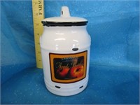 Neat American Brand Apple butter Candle in a