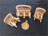 Vintage Mexican Doll Furniture