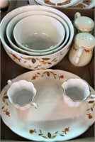 Jewel Tea Bowls, Platter & S&P