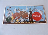 Coca-Cola Tin Sign, 11.5" x 14"