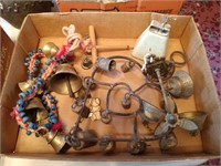 Miscellaneous vintage bells one marked Occupied