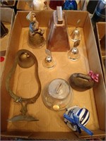 Vintage Bells , Hummel and others glass Liberty