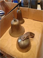 3 antique bells
