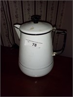 Vintage enamel coffee pot