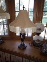 Table lamp with  metal base