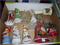 Vintage ceramic holiday Bells