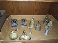 Collection brass Bells