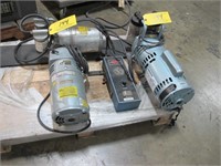 (3) Gast Vacuum Pumps