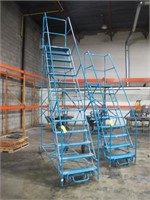 (2) Aircraft Type Warehouse Ladders