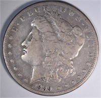 1889-CC MORGAN DOLLAR, F/VF KEY DATE