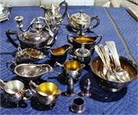 Assorted Silver Plate Pcs.