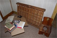 Crib, Potty Chair, Office Supplies