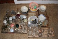Assorted Glassware, Bowls, Stoneware