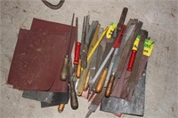 Pipe Wrenches, Sand Paper, 8+ files, Asst. Hammers