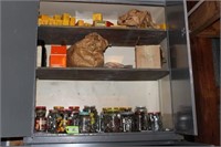 Cabinet (metal) & Contents of Cabinet