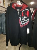 Metal Mulisha zip up hoodie mens L