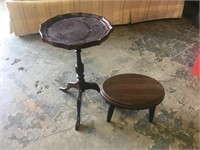 STOOL AND TABLE