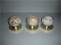 Autographed Signened Baseball 3 Baseball 1