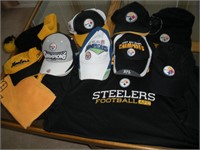 Steeler Shirts-Hats-Size Large -1 Lot