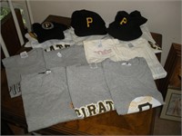 Pirate Tee Shirts & Hats- Size Large & X Large 10