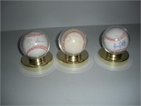 Autographed Signened Baseball 3 Baseball 1